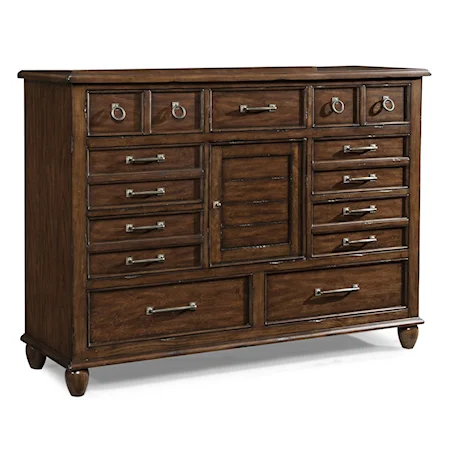 Cherry Dresser with Drawers and a Door